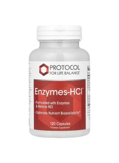 Protocol For Life Balance Protocol for Life Balance, Enzymes-HCl™, 120 Capsules  - Image 1