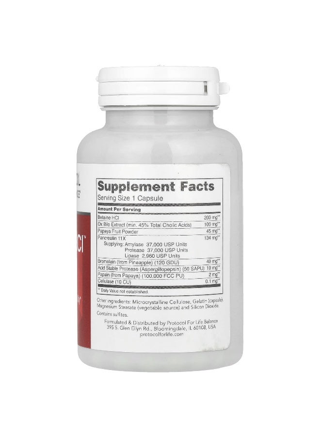 Protocol For Life Balance Protocol for Life Balance, Enzymes-HCl™, 120 Capsules  - Image 2