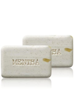 C. O. Bigelow CO Bigelow Mentha Exfoliating Bar Soap No 1413 7 oz Exfoliating Body Scrub Soap with Peppermint Oil  Walnut Powder to Gently Cleanse and Smooth Dry Rough Skin Pack of 2 