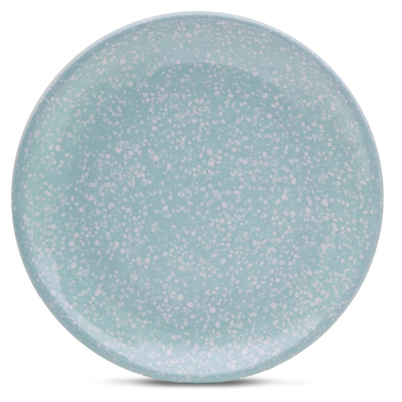 Smart Dinning Melamine Half Plate Set - 6 Pieces, Blue Marble - Image 2