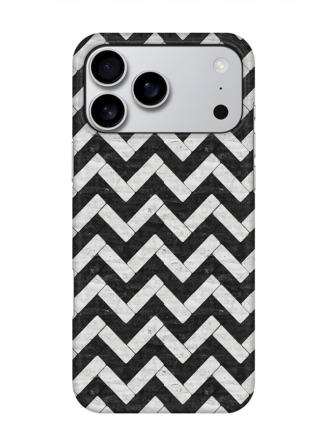 Stylizedd For iPhone 17 Pro Max,Case, [Compatible with MagSafe] Magnetic cover Slim fit Protection Matte, - Chevron Tiles