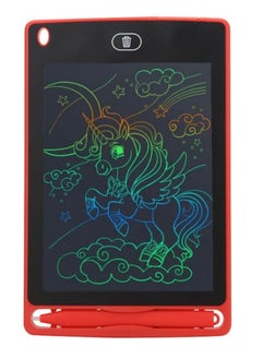 ECVV LCD Writing Tablet 8.5 Inch, Doodle Pad Portable Erasable Reusable Writing and Drawing Pad, Learning Toys Kids Writing Pad for Boys and Girls (Red)  - Image 1