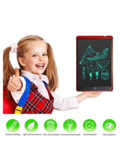 ECVV LCD Writing Tablet 8.5 Inch, Doodle Pad Portable Erasable Reusable Writing and Drawing Pad, Learning Toys Kids Writing Pad for Boys and Girls (Red)  - Image 4