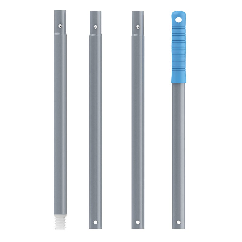 Mr Siga MR.SIGA 54.3 inch Long Extension Pole, Adjustable 4 Pieces Aluminum Pole for Window Squeegee - Image 1