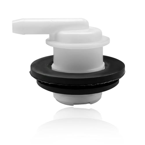 KPFILEH Car Fuel Tank Vent Plug Gas Can Ventilation Valve Grommet Set Universal Automotive Fuel Tank Vent Valve Hole Plug Fit for Trucks SUVs Cars White - Image 1