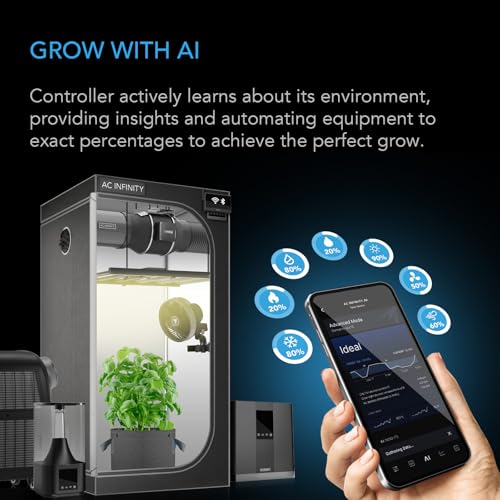 AC Infinity Controller AI Environmental Controller Dynamic AI Controls Grow Devices Insights Alerts Data Analysis w WiFi App Programmable DualZone VPD Temperature Humidity Automations - Image 3