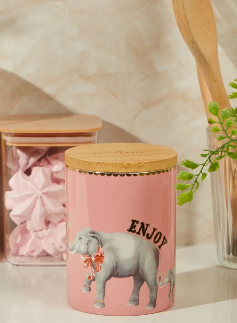 YVONNE ELLEN Medium Elephant Design Storage Jar