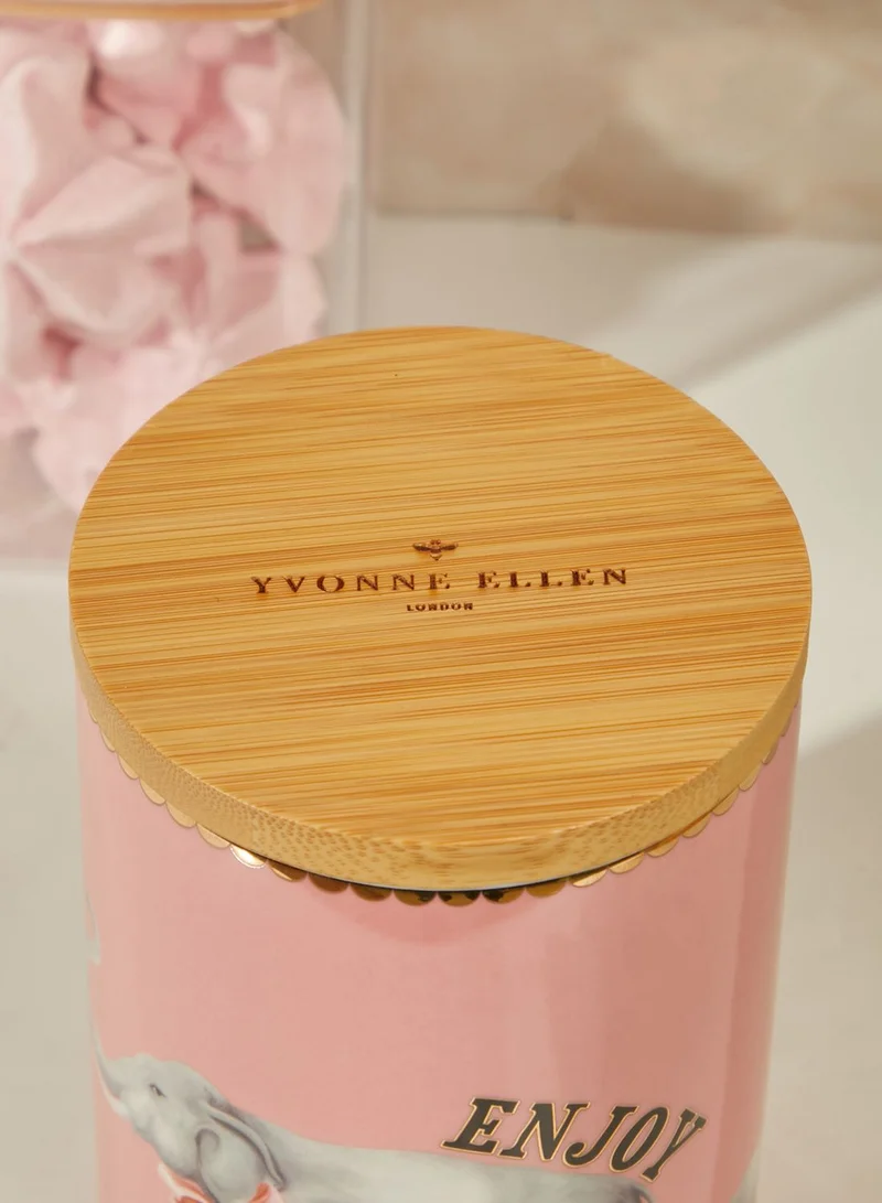 YVONNE ELLEN Medium Elephant Design Storage Jar