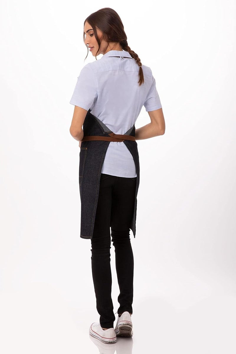 Chef Works Unisex Memphis Bib Apron - Image 1