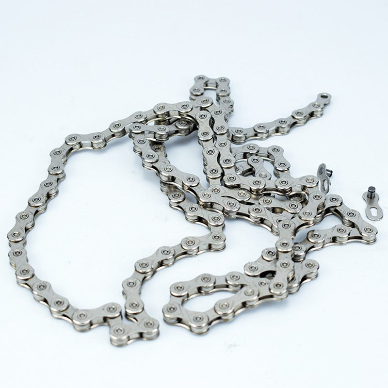 116 Sections Replacement Bicycle Chain for Mountain Bike High Speed Road Cycling Accessories Silver (Speed 10) - Image 4