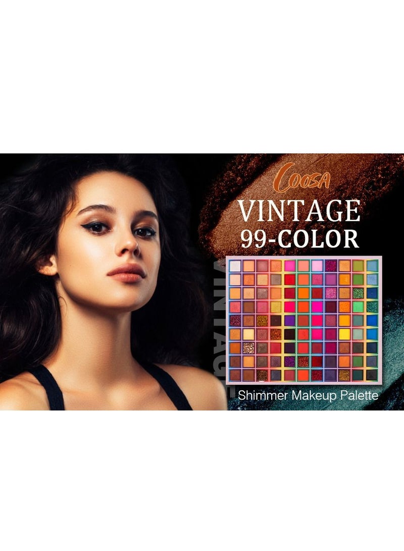 جلازي لوحة مكياج ظلال العيون اللامعة 99 لونًا للعيون - لامعة احترافية غير لامعة تدوم طويلاً - Image 3