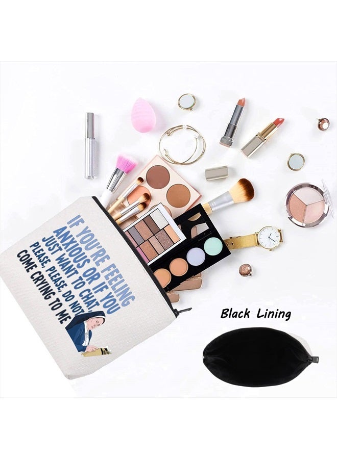 LEVLO Funny Derry TV Show Cosmetic Make Up Bag Sister Michael Fans Gift Please Please Don't Come Crying To Me Makeup Zipper Pouch Bag (Don't Come Crying To Me) - Image 3
