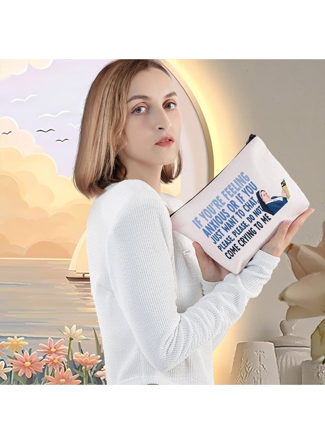 LEVLO Funny Derry TV Show Cosmetic Make Up Bag Sister Michael Fans Gift Please Please Don't Come Crying To Me Makeup Zipper Pouch Bag (Don't Come Crying To Me) - Image 5