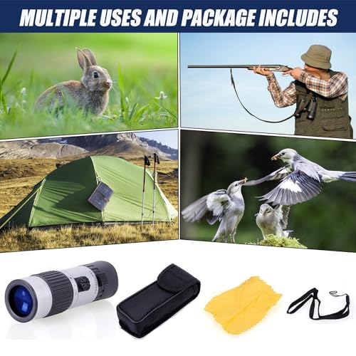 Rongon Pocket Monocular Telescope 15-55X21 Compact Binoculars Monocular for Adults High Powered for Stargazing Hunting Wildlife Bird Watching Travel Camping Hiking Dad Gifts - Image 5