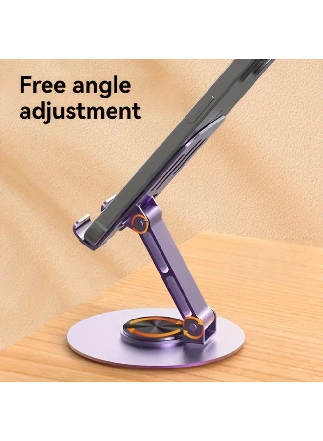 Mobile phone stand, rotatable and foldable mobile phone desk pad stand, suitable for office iPhone/iPad stand. - Image 5