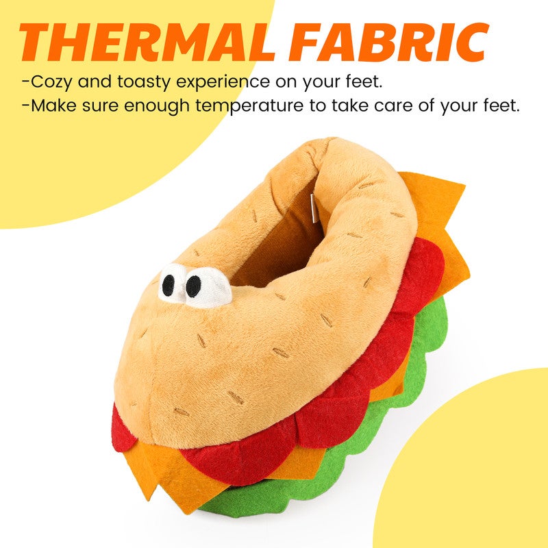 Lucky Kids Funny Cartoon Plush Slippers for Adults – Warm Fleece Memory Foam Indoor Shoes, Soft Cozy House Slippers with Non-Slip Sole for  Women - Image 2