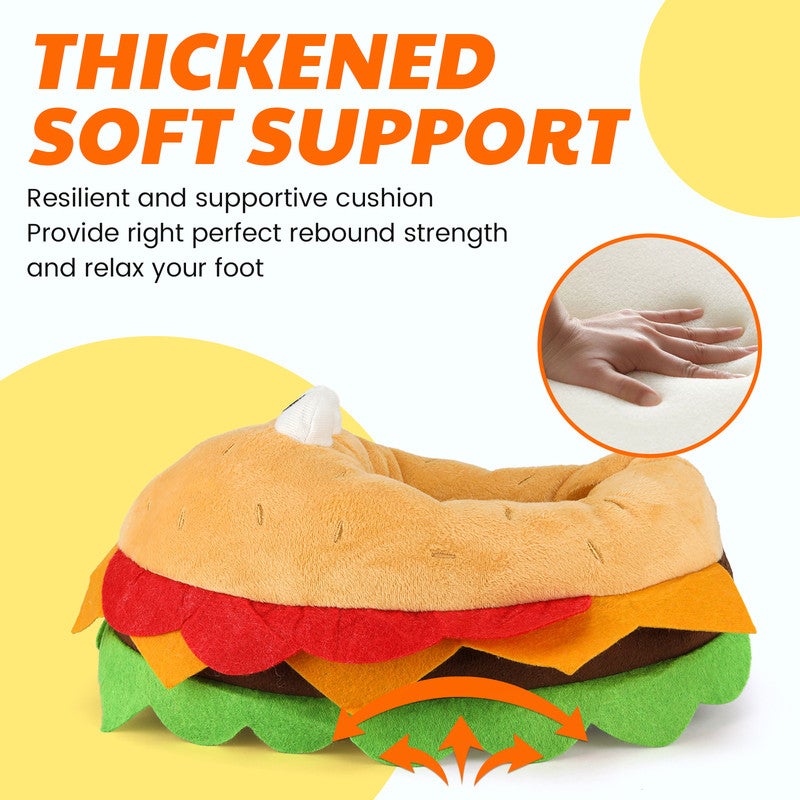 Lucky Kids Funny Cartoon Plush Slippers for Adults – Warm Fleece Memory Foam Indoor Shoes, Soft Cozy House Slippers with Non-Slip Sole for  Women - Image 3