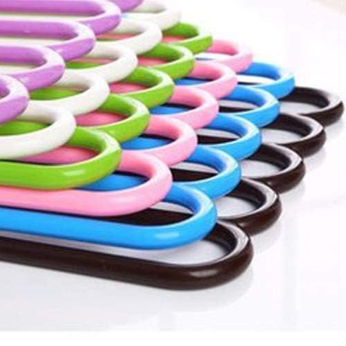 Improvhome 5 Layer Pants Clothes Hanger Wardrobe Storage Organizer Rack (5 Pcs Set), 32L x 1B x 33H cm - Image 5