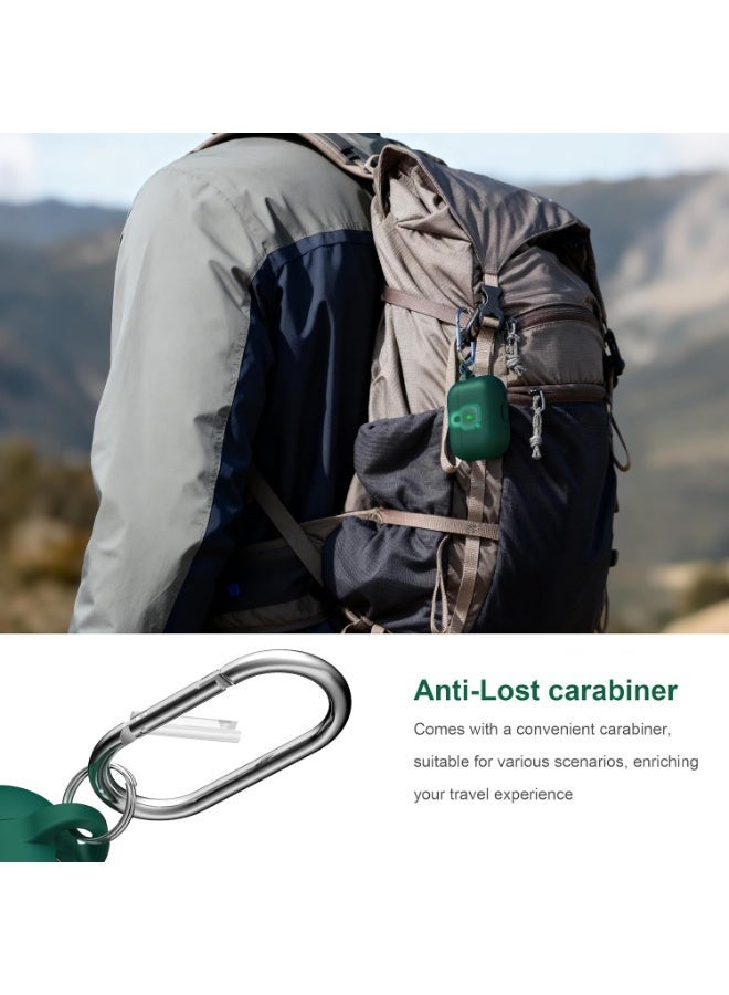 ACLIX Case for AirPods Pro 3 (2025), Soft Silicone Protective Case Cover Compatible with Apple AirPods Pro 3rd Generation (USB-C Cable), (Dark Green) - Image 5