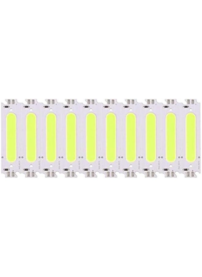 COB LED Panel, 10Pcs 12V 2W COB Chip Light Source, LED Integrated Chip Light Panel Bulb Flood Lamp for Bedroom, Ceiling, Kitchen(Green), COB Flexible High Density Uniform Light
