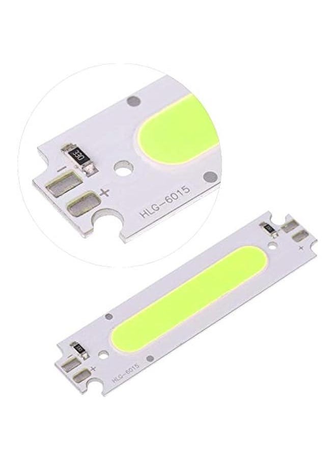 COB LED Panel, 10Pcs 12V 2W COB Chip Light Source, LED Integrated Chip Light Panel Bulb Flood Lamp for Bedroom, Ceiling, Kitchen(Green), COB Flexible High Density Uniform Light