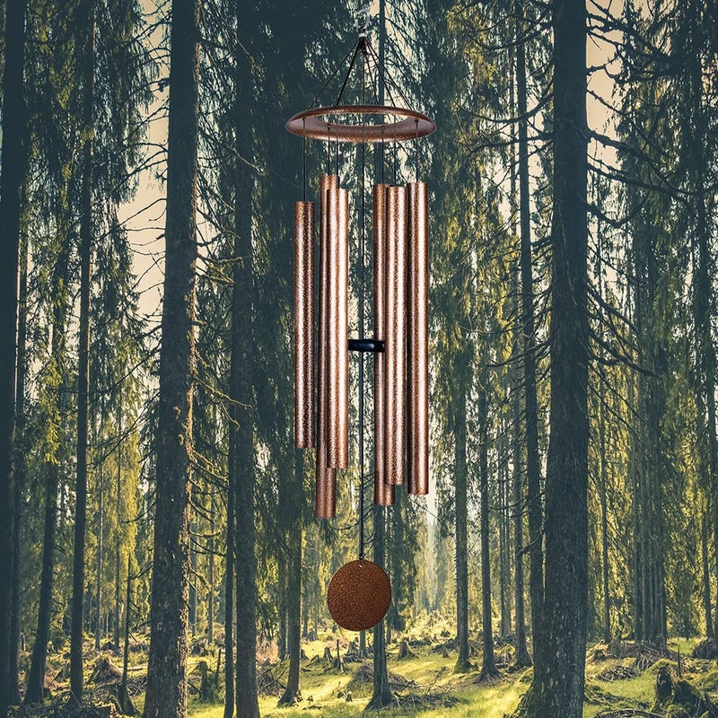 LACHIKA LACHIKA 36 Inch Wind Chimes for Outside Deep Tone Sound Like Church Bell Memorial Christmas Copper Vein Thickness of Tube is 21mm Taiwan Made