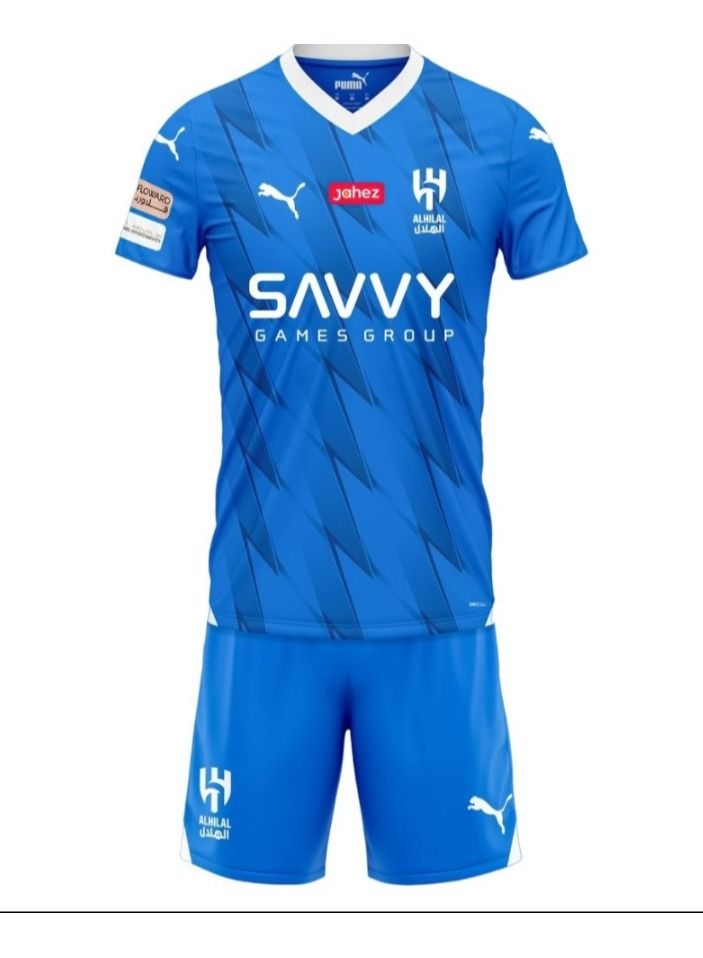 NEYMAR Al Hilal Saudi Home Neymar Jersey Football Tshirts Short Sleeve Sports - Image 2