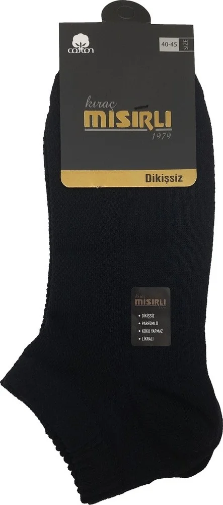 Mısırlı Çorap ÇorapDiyarı Kıraç Mısırlı 1979 Cotton Men's Sports Short Booties Socks 12 Pairs