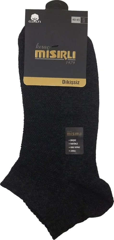 Mısırlı Çorap ÇorapDiyarı Kıraç Mısırlı 1979 Cotton Men's Sports Short Booties Socks 12 Pairs