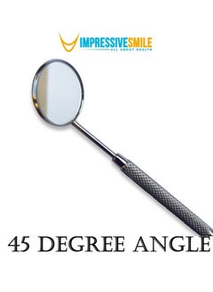 Impressive Smile Impressive Smile Stainless Steel Dental Mirror #5 with Handle 6.5", Dentist Tool for Teeth Cleaning Inspection, Eyelash Extensions Mirror, Inspect Instrument for Makeup  - Image 4