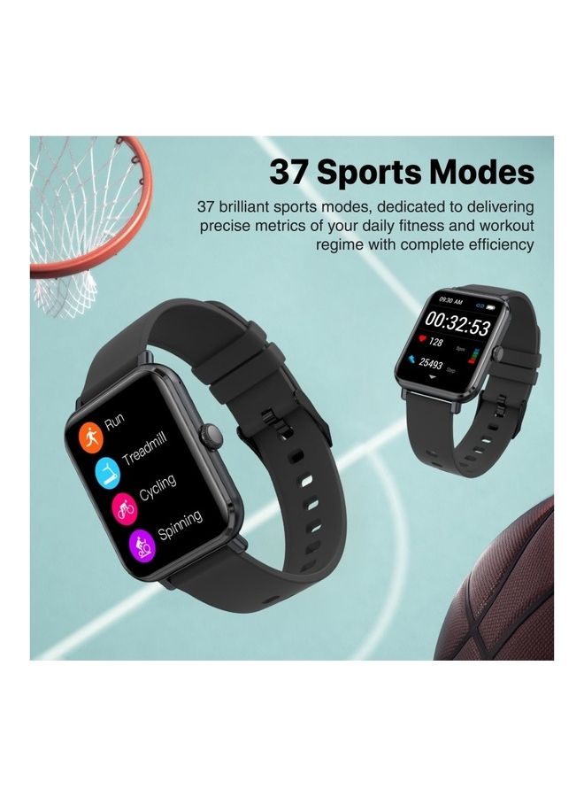 PROMATE Smart Watch, Bluetooth 5.3 Health and Fitness Tracker with Media Storage, 1.78” AMOLED Display, 20 Day Battery Life, 37 Sports Modes and IP68 Water Resistance for iPhone 14, Galaxy S22, ProWatch-M18 Graphite - Image 4