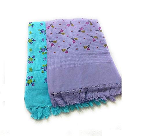 Cotton Colors Cotton 200 GSM Bath Towel (Pack of 2, Multicolor) _DD62 - Image 2
