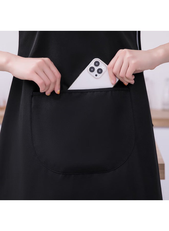 Pinyu A Waterproof And Oil-proof Kitchen A Adjustable Workwear Labor Protection Household Cleaning Black - Image 2