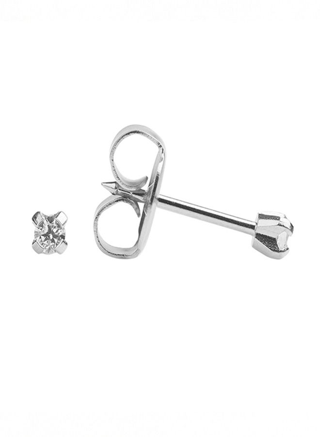 Studex 2MM Cubic Zirconia Allergy free Stainless Steel Ear Studs For Kids - Image 3