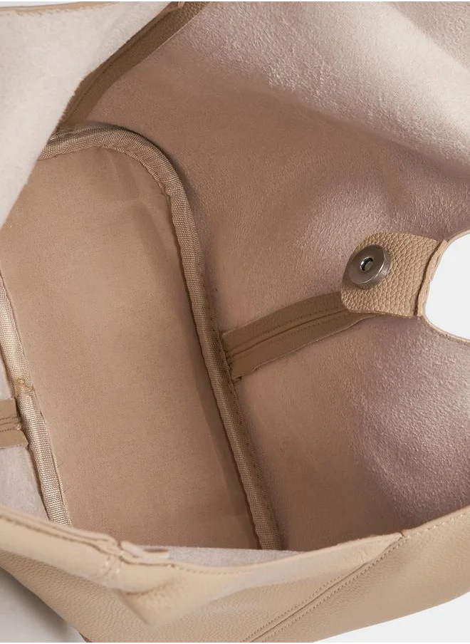 Styli Plain Shoulder Bag