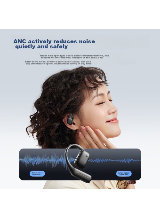 Sibyl B1 Open-ear Headphones, Bluetooth Wireless Bone Conduction, Comfortable Ear-hook Design, For Cycling, Non-in, Long Battery Life, High-definition Calls - Image 2