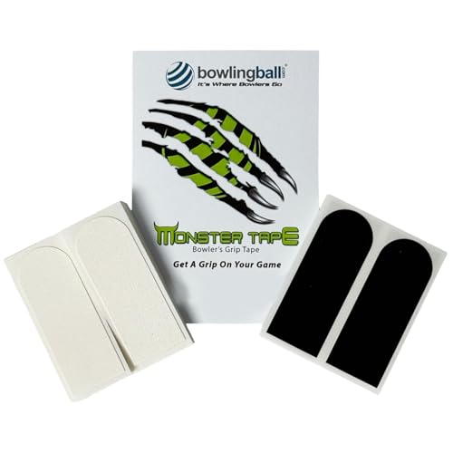 bowlingball.com Monster Tape - Thumb/Finger Tape for Sizing & Consistent Release - Bowling Accessory, Multiple Sizes, Colors, Textures & Quantities - Image 4