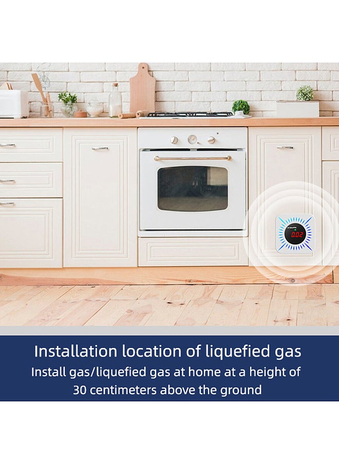 Generic Tuya WiFi CO Combustible Gases Leak Detector Portable Carbon Monoxide Gases Leakage Tester Multifunctional Gases Concentration Tester  - Image 4