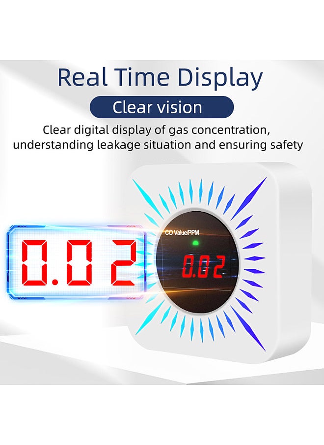 Generic Tuya WiFi CO Combustible Gases Leak Detector Portable Carbon Monoxide Gases Leakage Tester Multifunctional Gases Concentration Tester  - Image 2