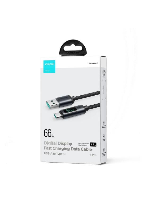 Prism Series Digital Display Fast Charging Data Cable S-AC066A16 - Image 2