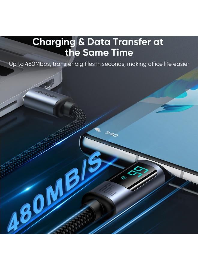 Prism Series Digital Display Fast Charging Data Cable S-AC066A16 - Image 5