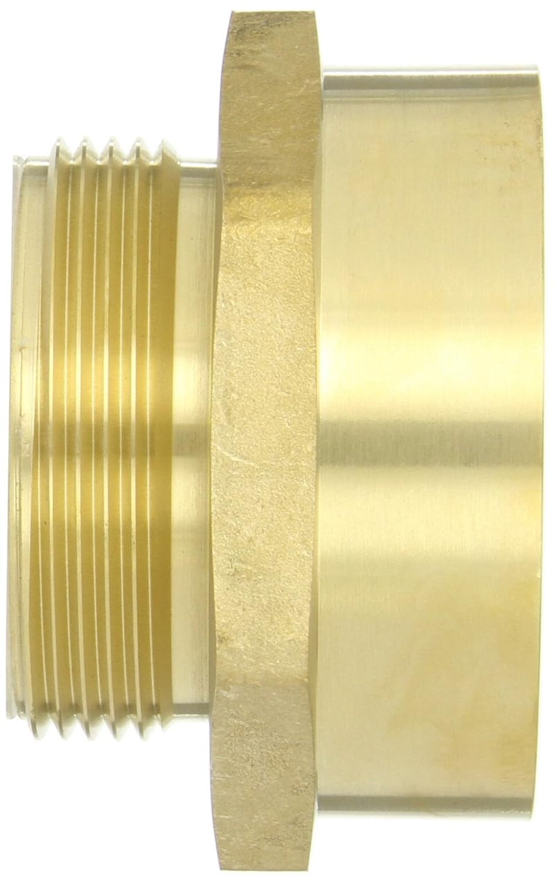 Dixon Valve FM3025F Brass Fire Equipment, Hex Nipple, 3" NPT Female x 2-1/2" NST (NH) Male - Image 2