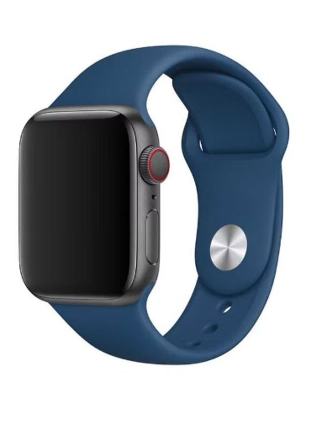 Silicone Band For Apple Watch 42-44mm Dark Blue
