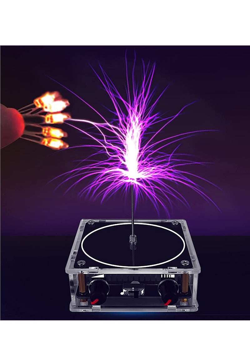 Bluetooth Music Tesla Coil with Touchable Lightning Arc and Plasma Speaker for Desktop Science Experiments and Teaching - Image 5