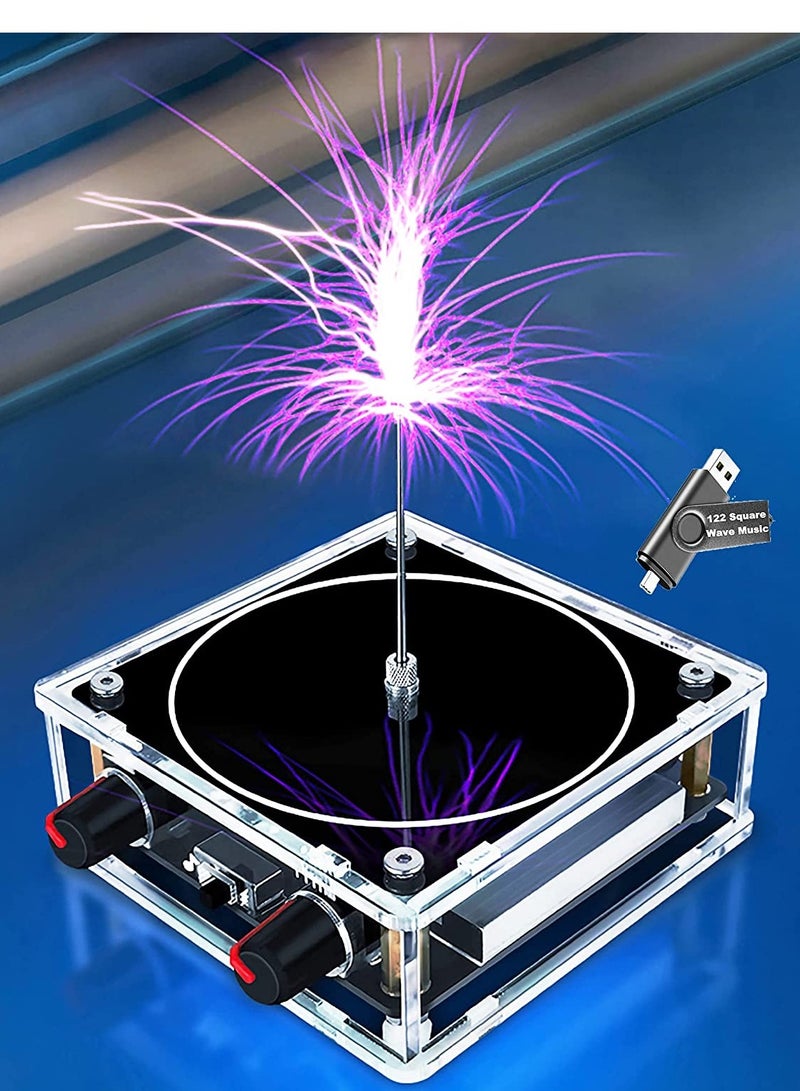 Bluetooth Music Tesla Coil with Touchable Lightning Arc and Plasma Speaker for Desktop Science Experiments and Teaching - Image 3