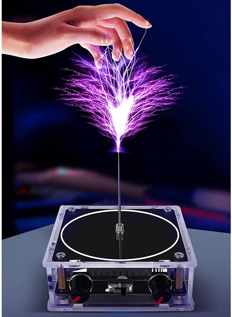 Bluetooth Music Tesla Coil with Touchable Lightning Arc and Plasma Speaker for Desktop Science Experiments and Teaching - Image 4