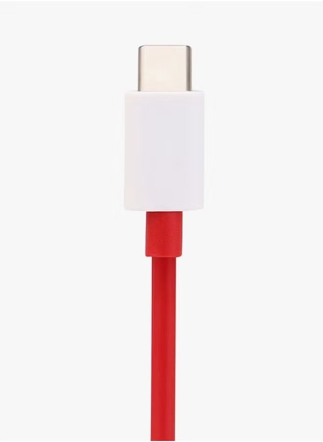 Type-C Data Sync Charging Cable – Red/White – High-Speed Data Transfer & Fast Charging for Smartphones, Tablets, Laptops & More – Durable 1m Length, Universal Compatibility, Reliable Performance