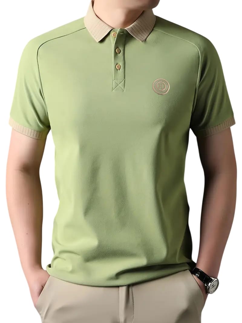 Lymio Polo T Shirt for Men || Men Casual T-Shirt || Polo (Polo-89-Pista-M) - Image 1