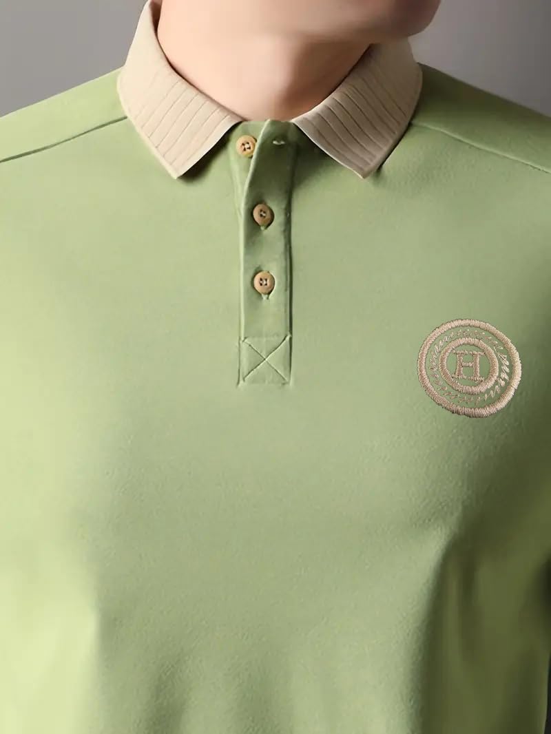 Lymio Polo T Shirt for Men || Men Casual T-Shirt || Polo (Polo-89-Pista-M) - Image 4