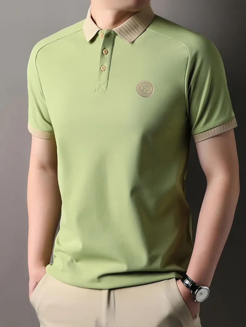 Lymio Polo T Shirt for Men || Men Casual T-Shirt || Polo (Polo-89-Pista-M) - Image 3